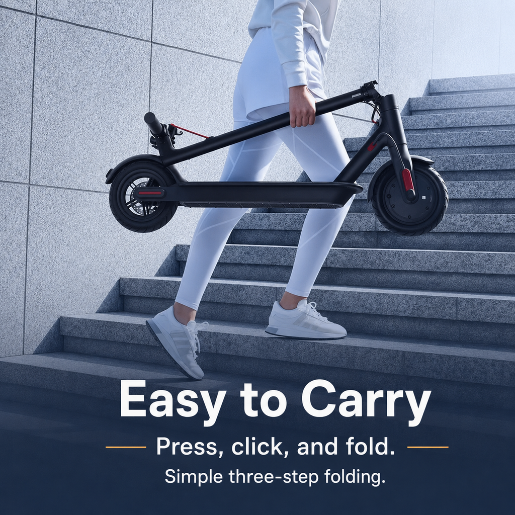 INDUX Lightweight Electric Scooters For Adults - 350W, 30KM