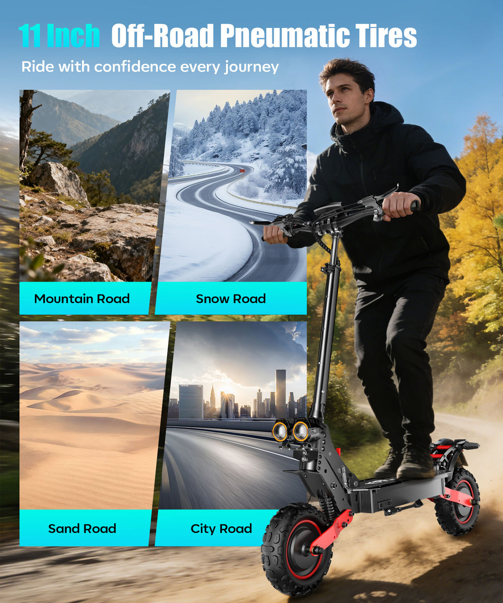 INDUX Electric Scooters For Adults,1200W*2 Motor,55KM