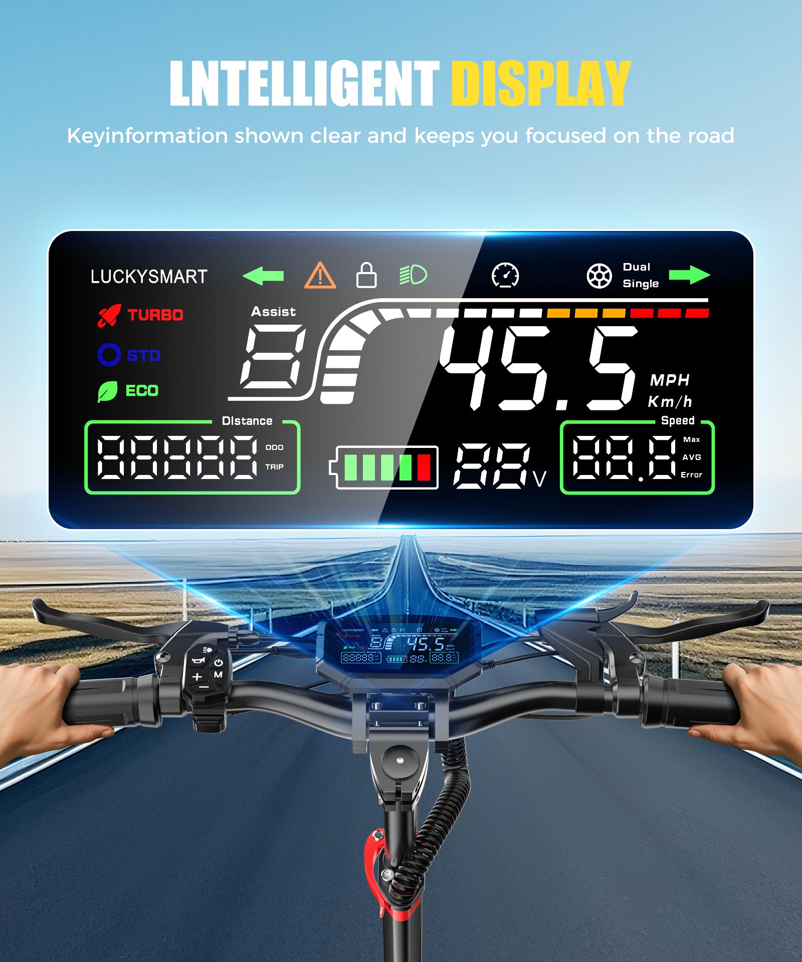 INDUX Commuter Electric Scooters,1600W,50KM