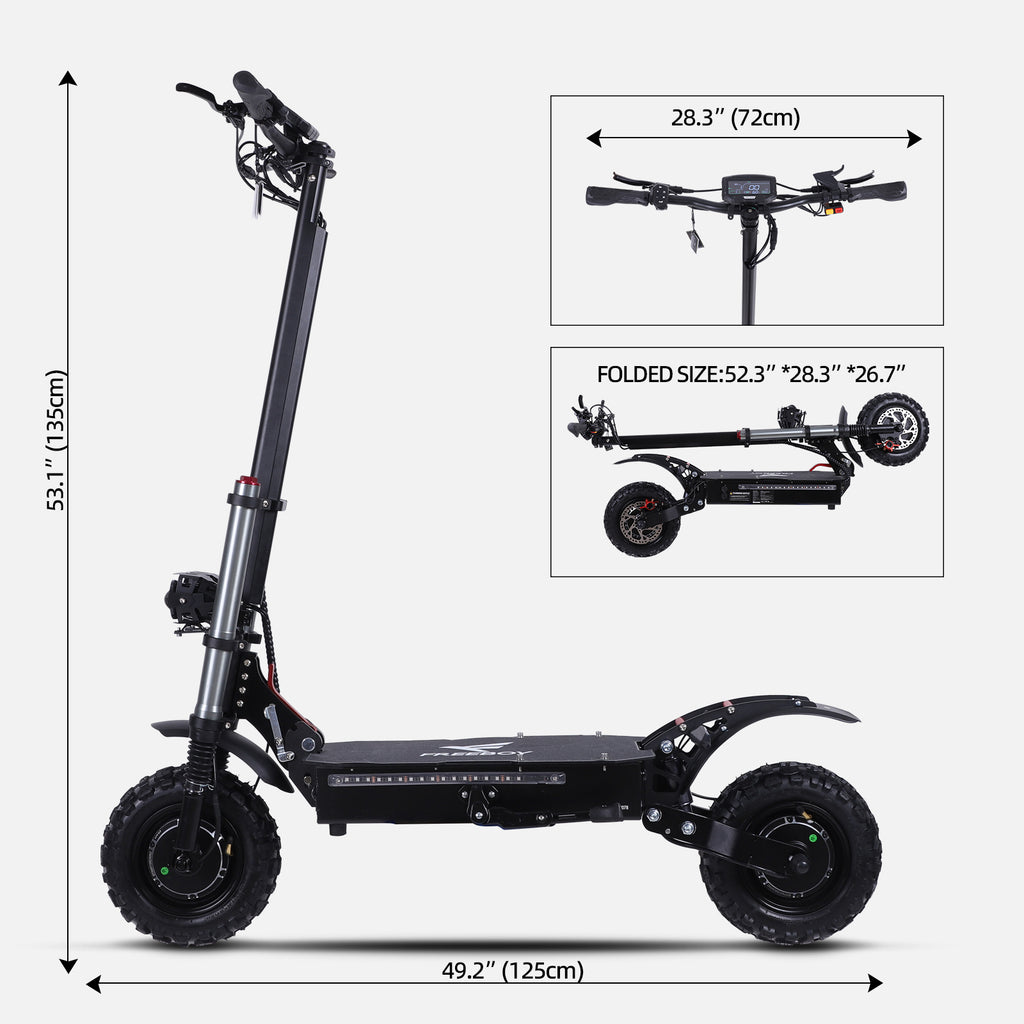 INDUX Long Range Electric Scooters For Adults,3000W, 100KM