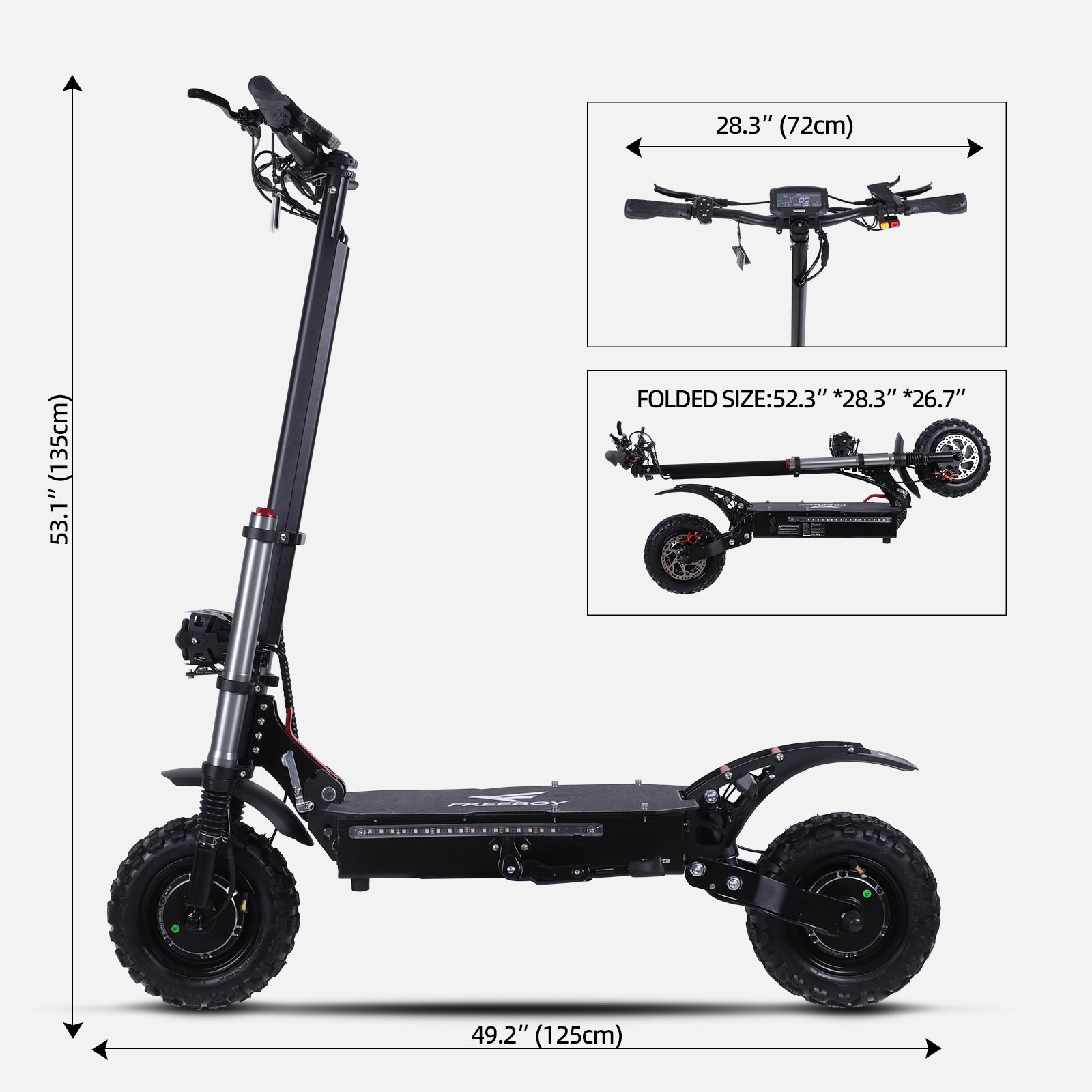 INDUX Long Range Electric Scooters For Adults,3000W, 100KM