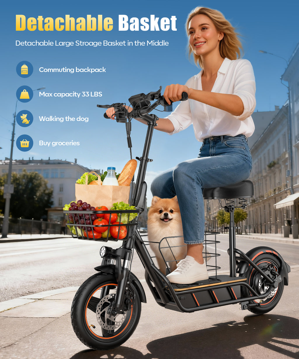 INDUX H14 Electric Scooters 600W 35KM