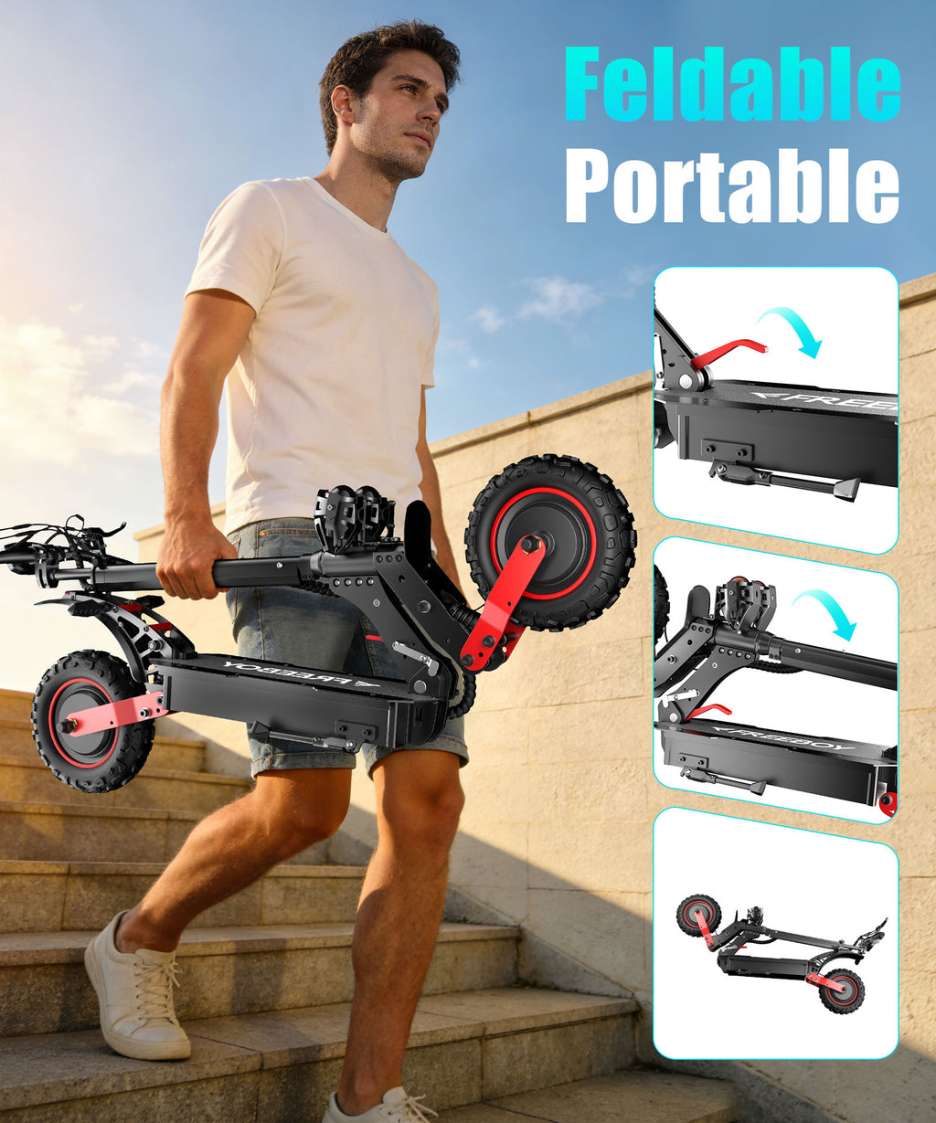 INDUX Electric Scooters For Adults,1200W*2 Motor,55KM