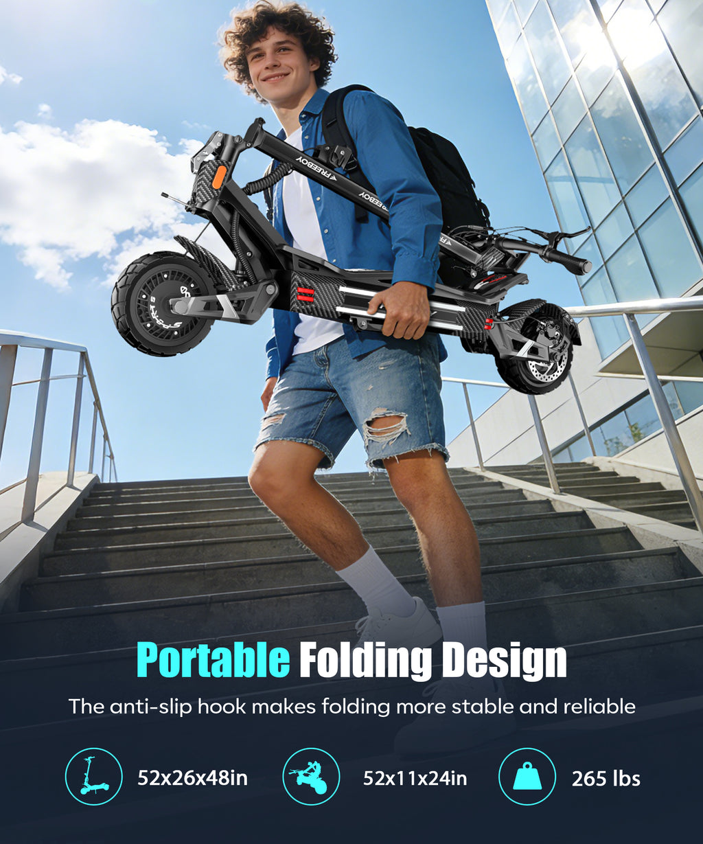 INDUX Electric Scooters,1500W*2 Motors,70KM