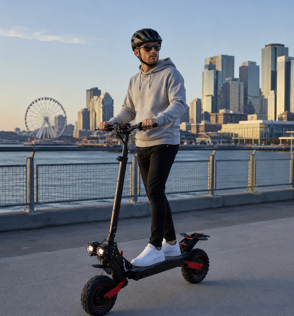 INDUX H6 Electric Scooters 1200W*2 Motors 55KM