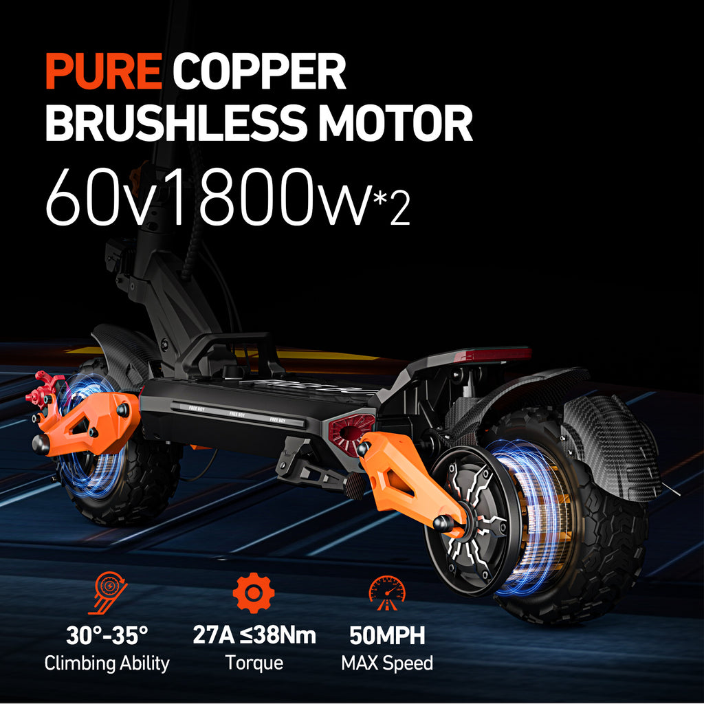 INDUX Electric Scooters For Adults,1800W*2 Motors,80KM