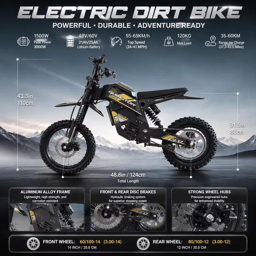 INDUX S9  Electric Bike for Adults 3000W 60KM