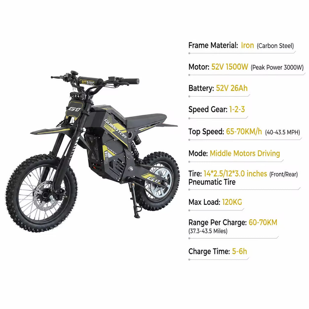 INDUX S9  Electric Bike for Adults 3000W 60KM