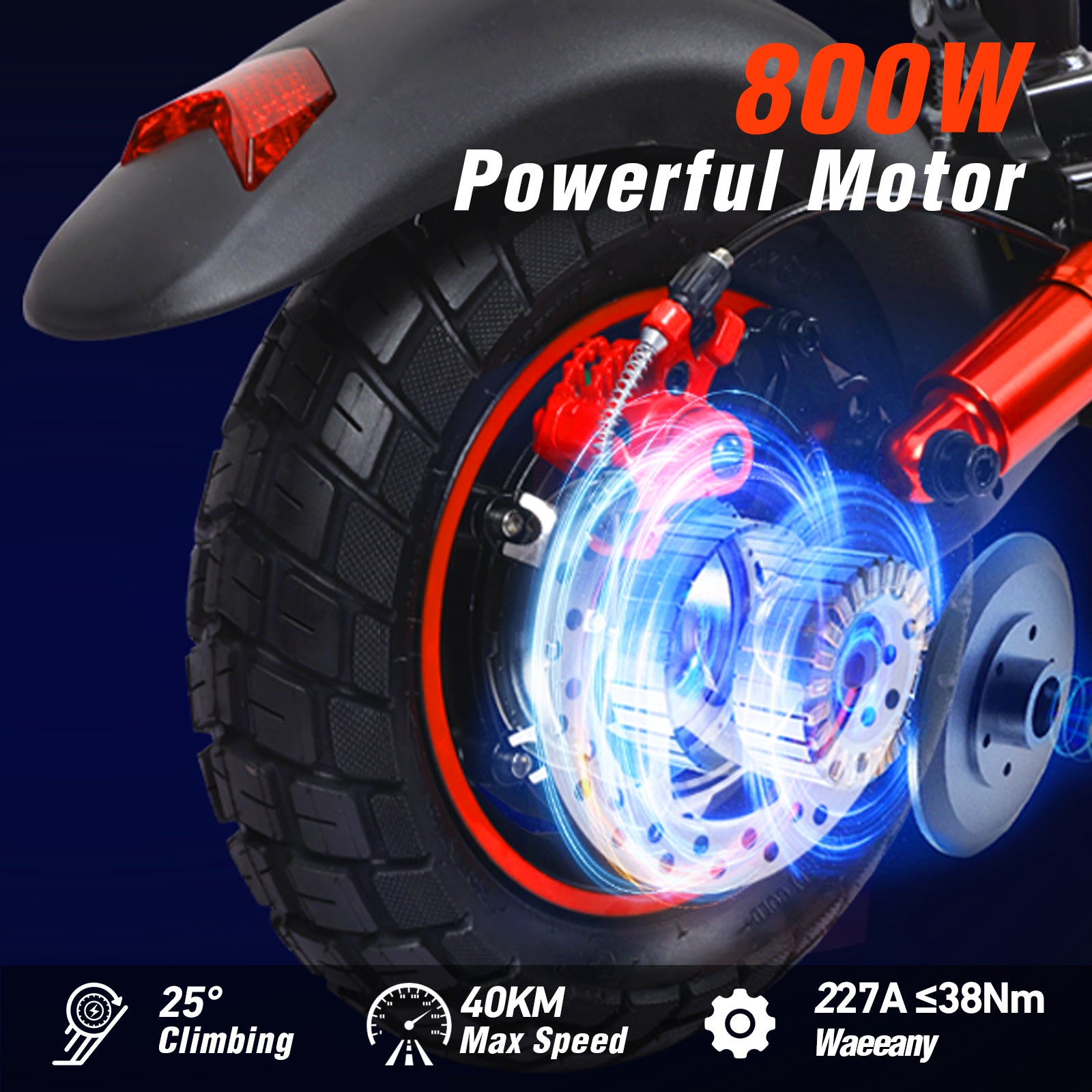 INDUX Electric Scooters with Detachable Seat – 800W, 40KM