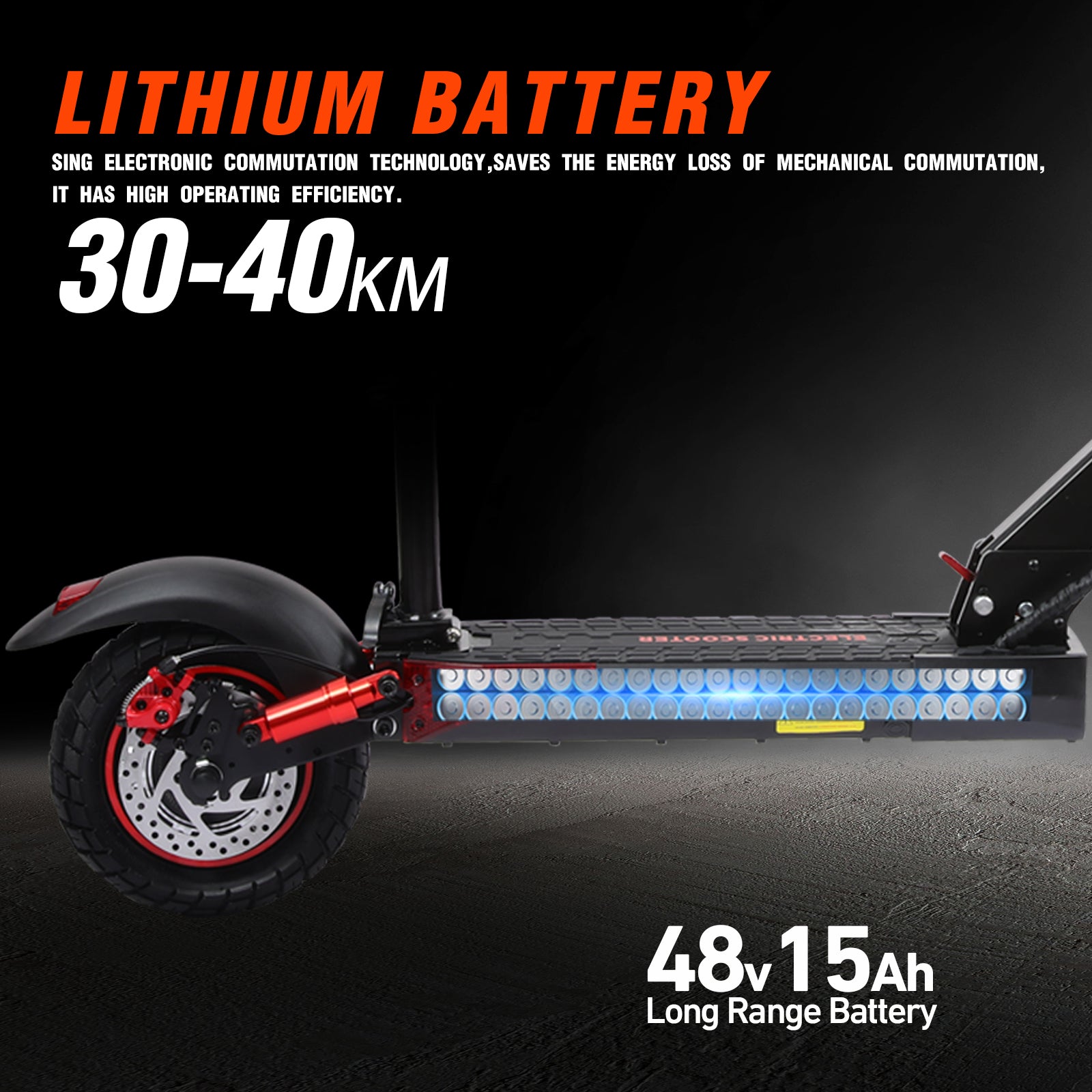 INDUX Electric Scooters with Detachable Seat – 800W, 40KM