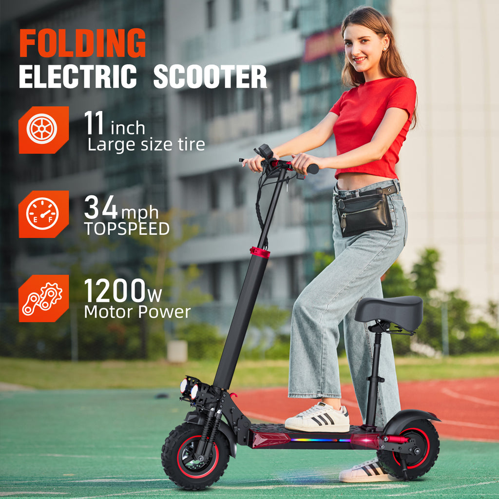 INDUX Long Range Electric Scooters For Commuting,1200W,50KM